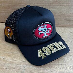 MITCHELL & NESS NFL SAN FRANCISCO 49ERS PRO PINCH TRUCKER SNAPBACK HAT NEW